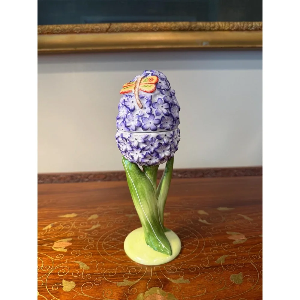 Vintage Villeroy‎ & Boch Floral Fantasy Egg Cup with Lid